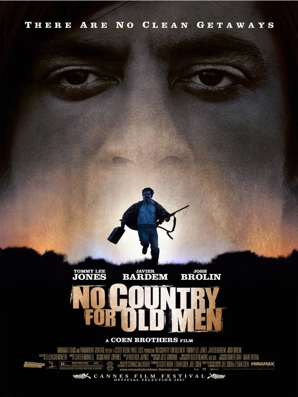 No Country For Old Men Movie Poster - Coen Brothers Thriller Movie Poster | Film Wall Art Print