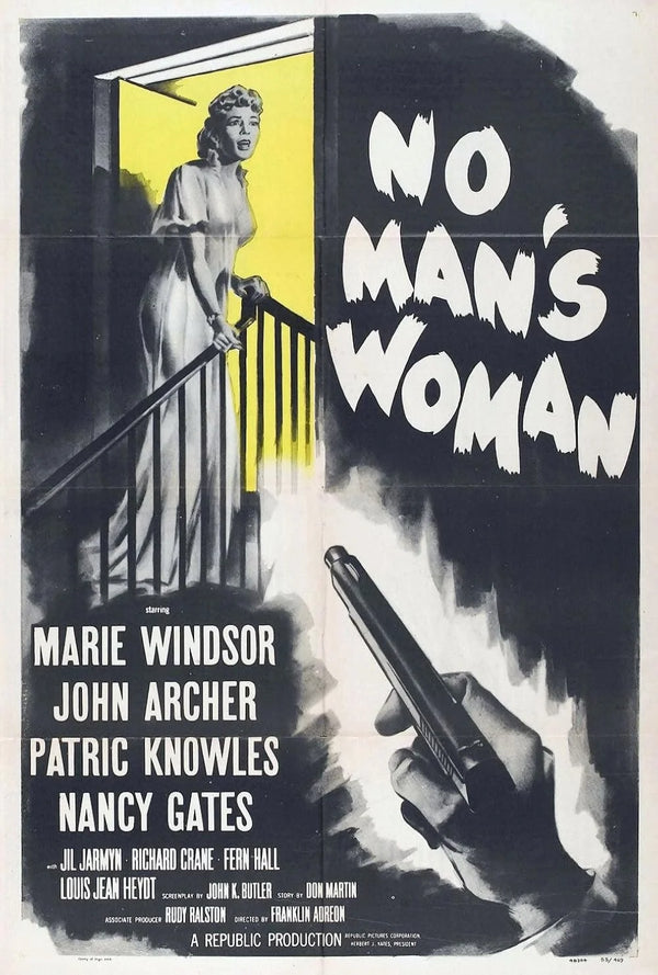 No Man's Woman (1955) – Classic Crime Drama Film-Noir Poster Movie Poster | Film Wall Art Print