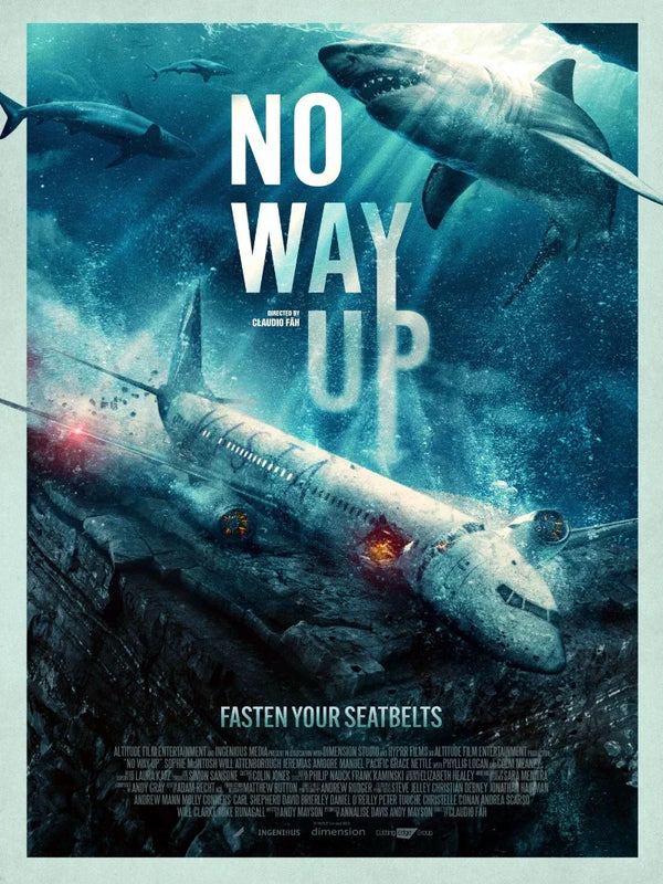 No Way Up Movie Poster - Official Film Artwork Movie Poster | Film Wall Art Print