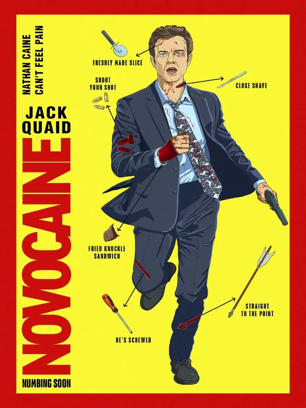 Novocaine Movie Poster - Official Artwork & Design Movie Poster | Film Wall Art Print