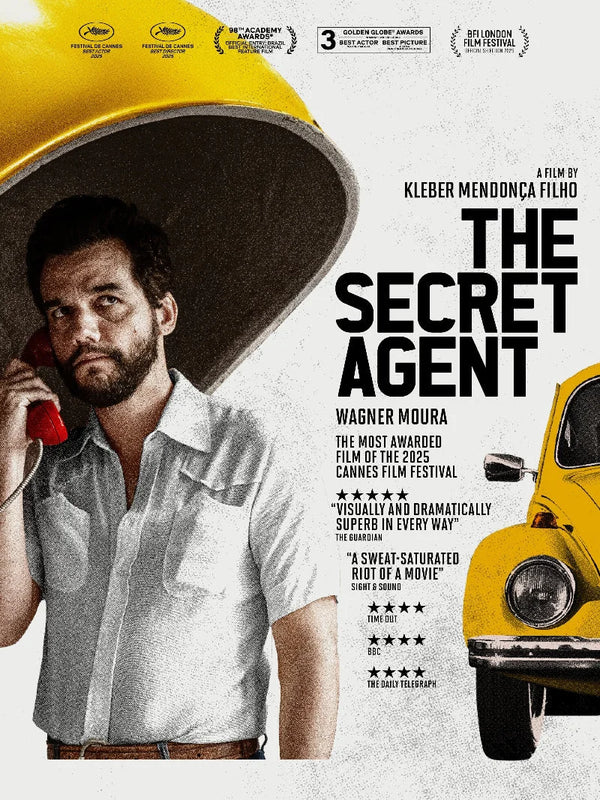 O Agente Secreto - Poster do Filme | Arte Cinematográfica Movie Poster | Film Wall Art Print