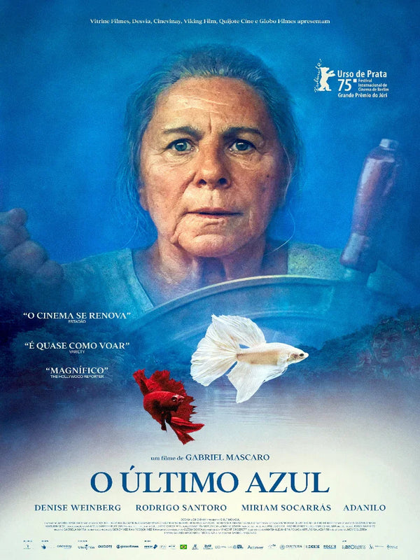 O Último Azul Movie Poster - Brazilian Cinema Art Print Movie Poster | Film Wall Art Print