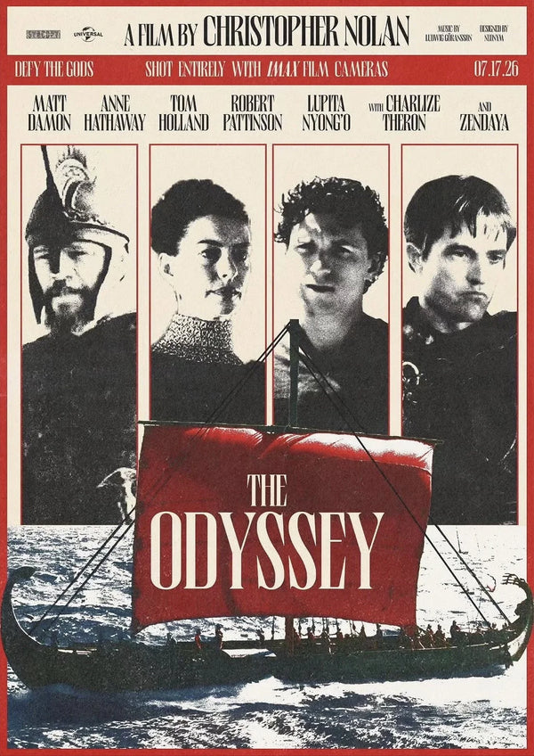 Odyssey (2026) Wall Art: Epic Adventures, Timeless Design - Premium Movie Poster