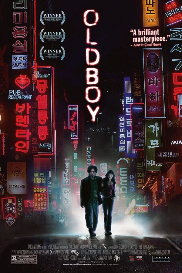 Oldboy Movie Poster - Iconic Korean Thriller Artwork Movie Poster | Film Wall Art Print