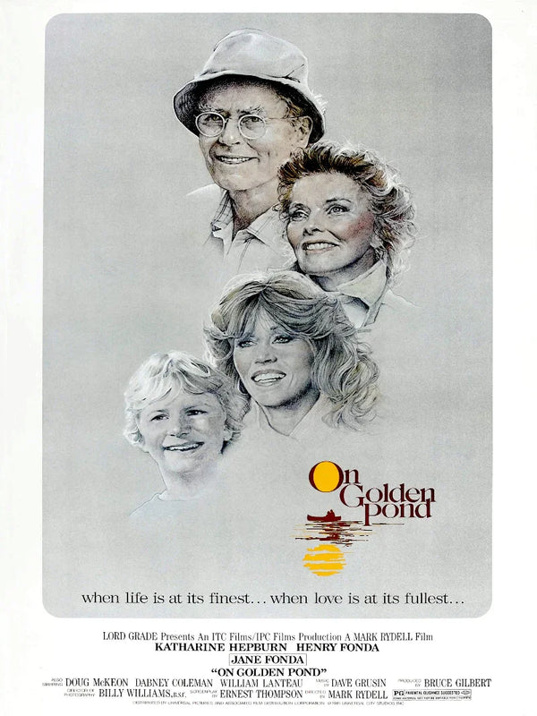 On Golden Pond Movie Poster - Classic Drama Film Art Movie Poster | Film Wall Art Print