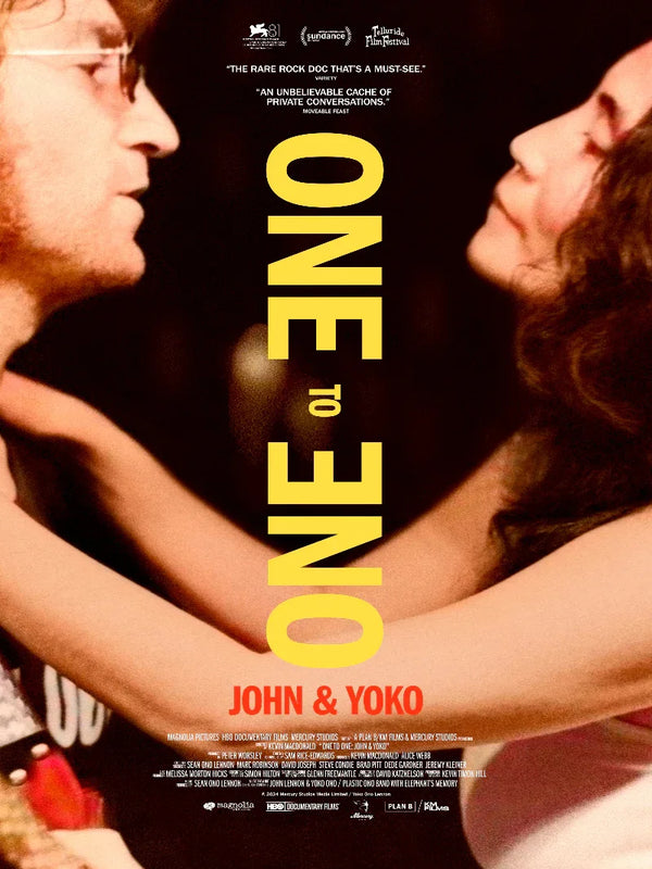 One to One John & Yoko: Intimate Beatles Documentary Movie Poster | Film Wall Art Print