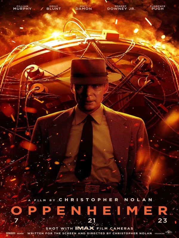 Oppenheimer Movie Poster - Christopher Nolan's Epic Film Movie Poster | Film Wall Art Print