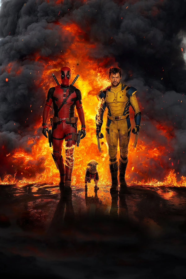 Own the Chaos of Deadpool & Wolverine (2024) – Action Art - Premium Movie Poster