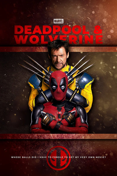 Own the Chaos of Deadpool & Wolverine (2024) Wall Art - Premium Movie Poster