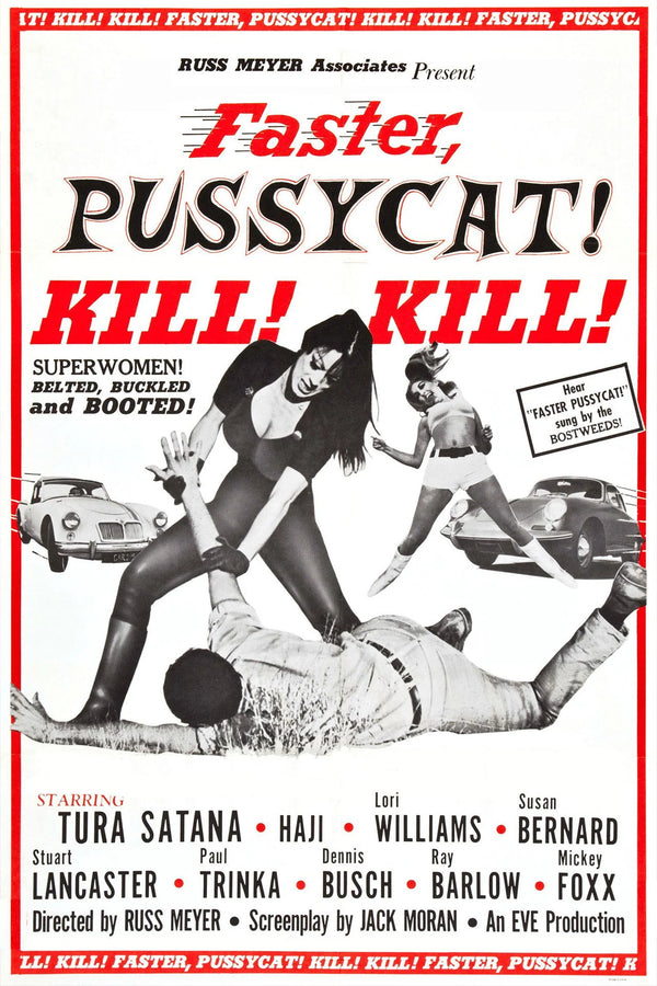 Own the Chaos of Faster, Pussycat! Kill! Kill! (1965) – Action-Comedy Wall Art - Premium Movie Poster