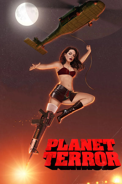 Own the Chaos of Planet Terror (2007) – Action-Packed Wall Art - Premium Movie Poster