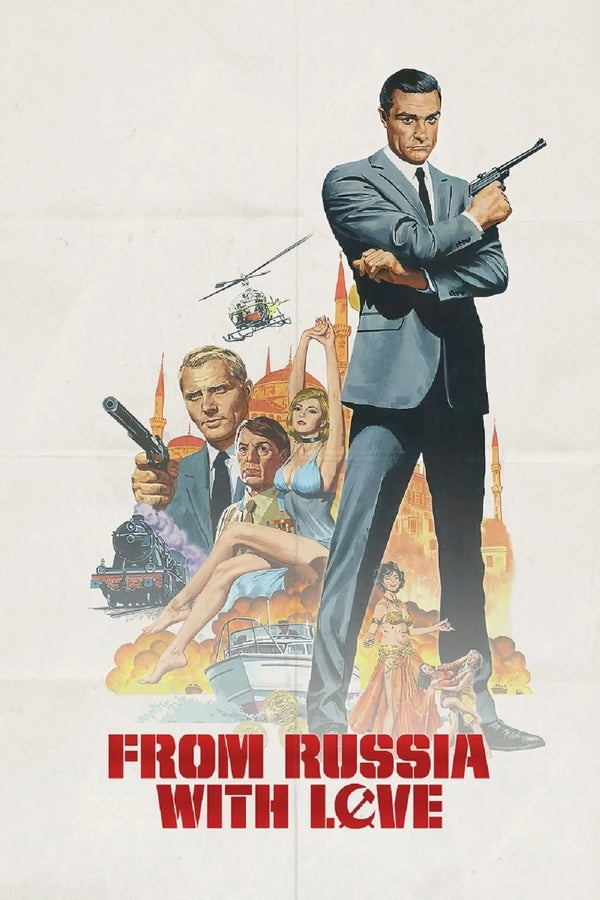 Own the Cold War Espionage Thrills of From Russia with Love (1963) Wall Art - Premium Movie Poster