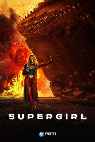 Own the Cosmic Adventure of Supergirl (2026) – Stunning Wall Art - Premium Movie Poster