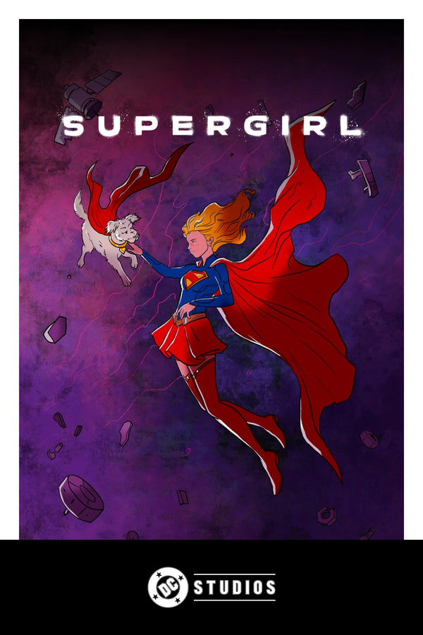 Own the Cosmic Adventure of Supergirl (2026) Wall Art - Premium Movie Poster