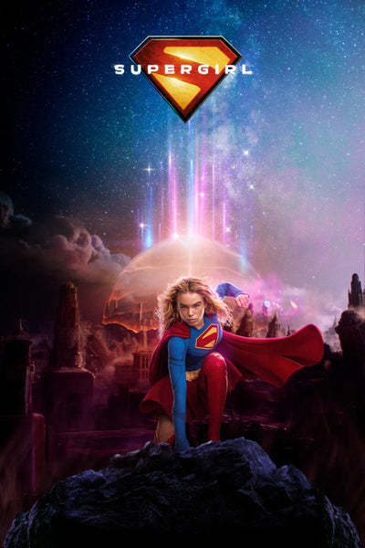 Own the Cosmic Power of Supergirl (2026) – Action Art - Premium Movie Poster