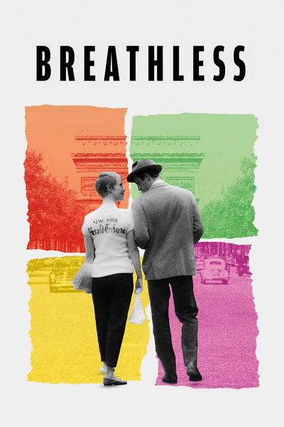 Own the Crime Classic Aesthetic of Breathless (1960) - Premium Movie Poster