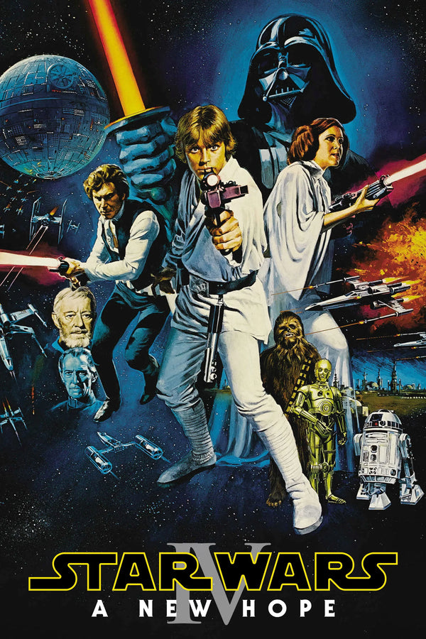Own the Galaxy: Star Wars (1977) Wall Masterpiece - Premium Movie Poster