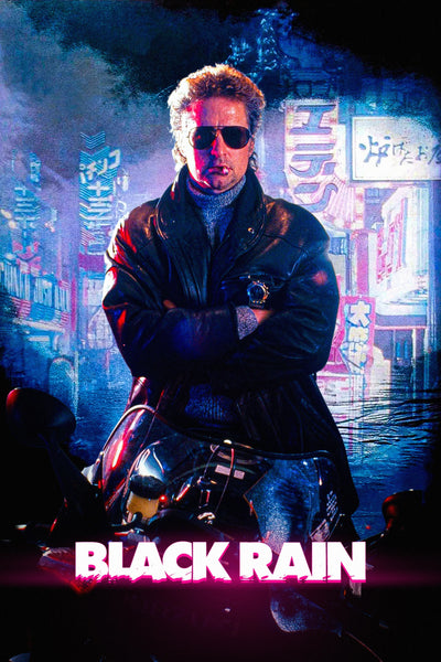 Own the Gritty Action of Black Rain (1989) Wall Art - Premium Movie Poster