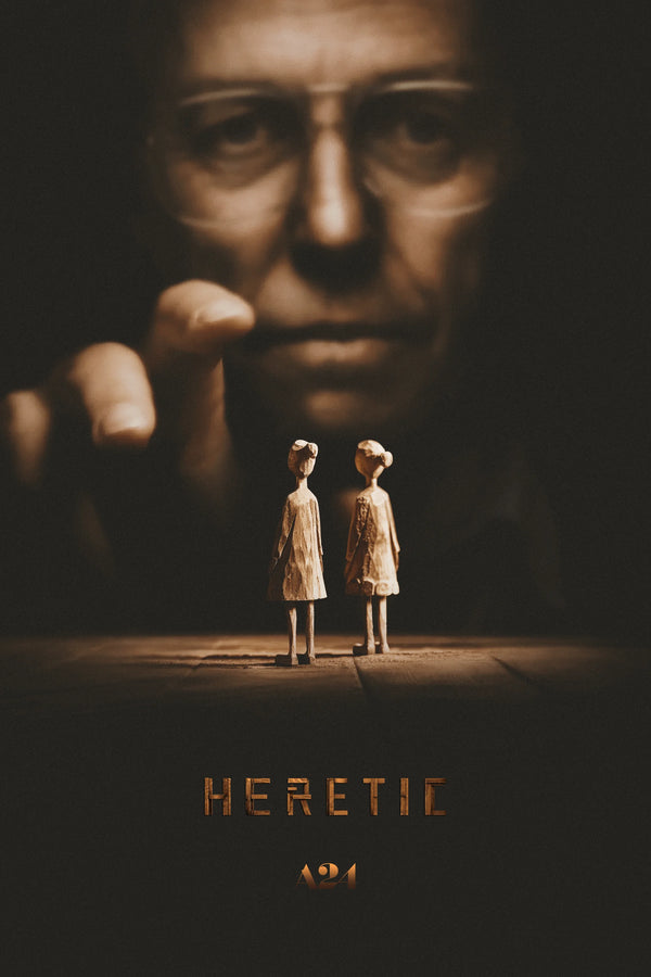 Own the Haunting Beauty of Heretic (2024) - Premium Movie Poster