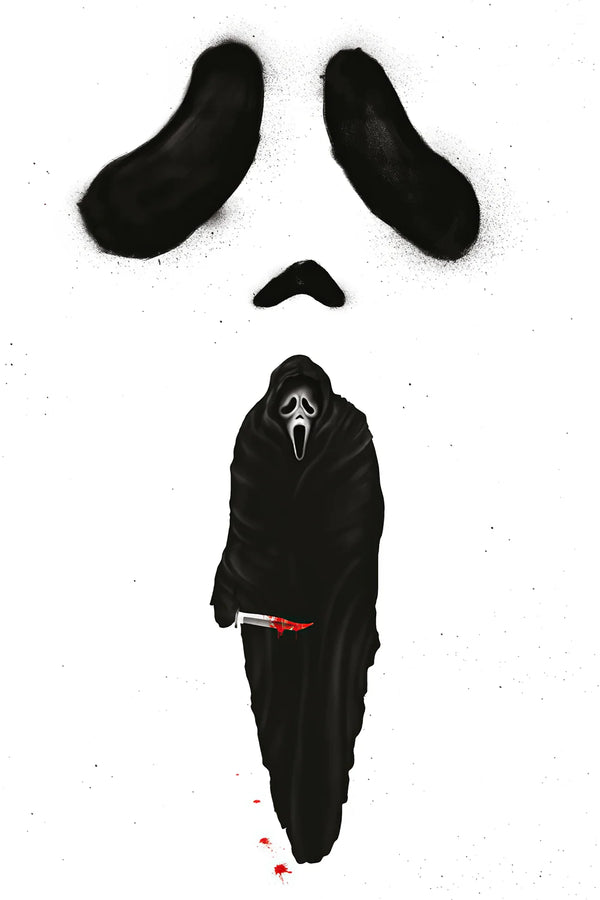 Own the Iconic Horror of Scream (1996) Wall Art - Premium Movie Poster