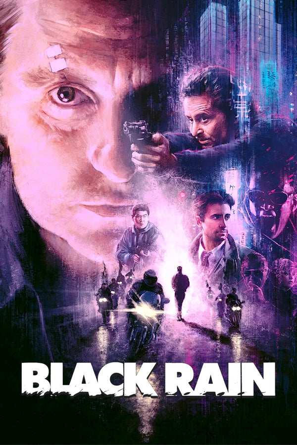 Own the Legacy of Black Rain (1989) – Action Crime Poster - Premium Movie Poster