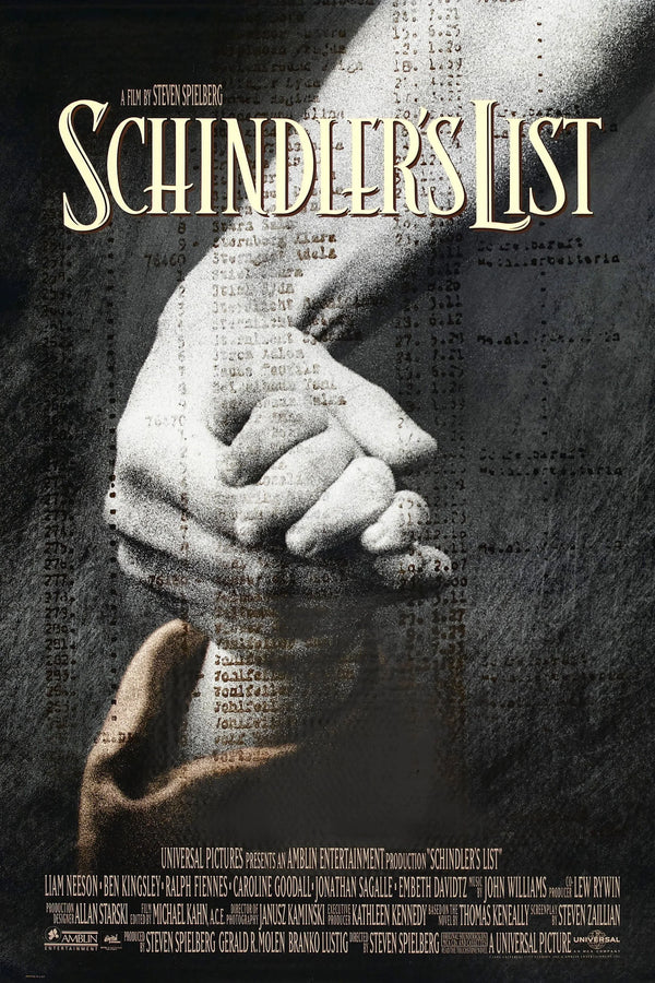 Own the Legacy of Schindler's List (1993) – Iconic History Art - Premium Movie Poster