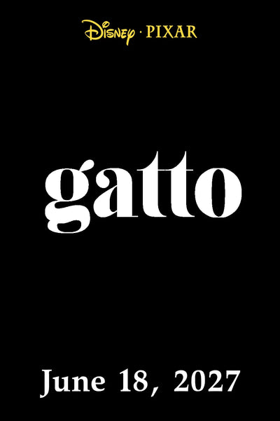 Own the Magic of Gatto(2027) – Feline Adventure Poster 2027 - Premium Movie Poster