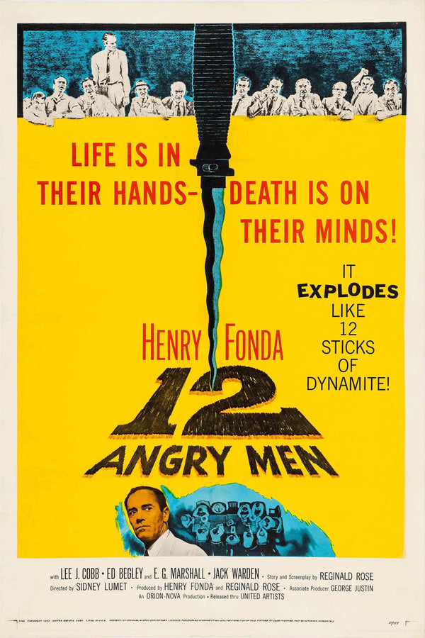 Own the Timeless Tension of 12 Angry Men (1957) - Premium Movie Poster