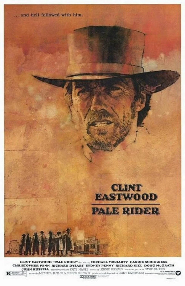 Pale Rider (Italian) 1985 Western Drama Movie Poster Movie Poster | Film Wall Art Print