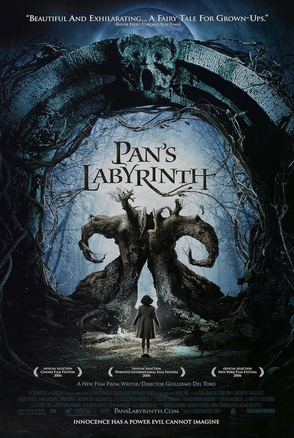 Pan's Labyrinth Movie Poster - Guillermo del Toro Dark Fantasy Movie Poster | Film Wall Art Print