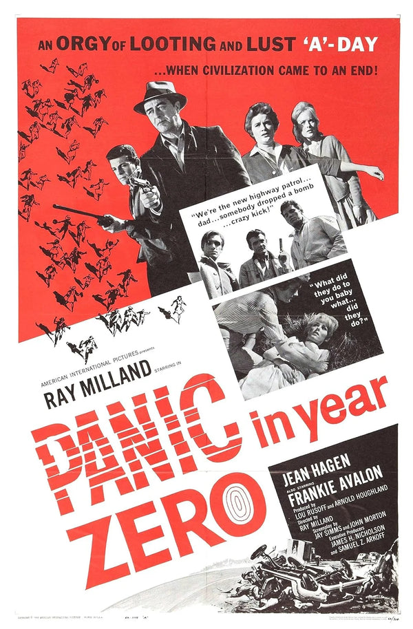 Panic in Year Zero! (1962) Action Sci-Fi Thriller Movie Poster | Film Wall Art Print