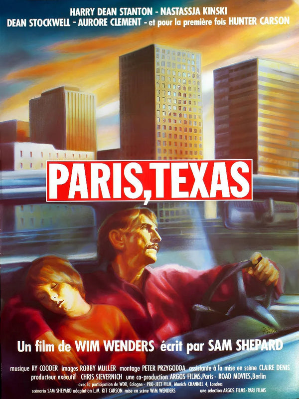 Paris Texas Movie Poster - Wim Wenders Classic Film Art Movie Poster | Film Wall Art Print