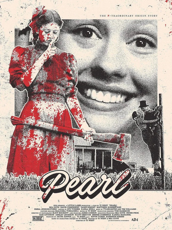 Pearl Movie Poster - Official Horror Film Artwork Movie Poster | Film Wall Art Print