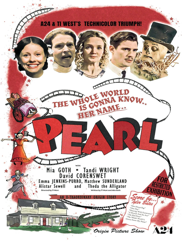 Pearl Movie Poster - Horror Film Art Print & Wall Decor Movie Poster | Film Wall Art Print