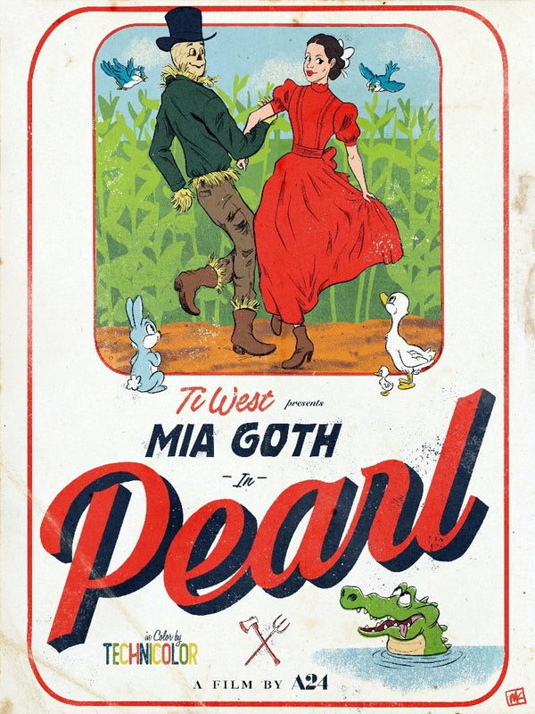 Pearl Movie Poster - Horror Film Artwork & Design Movie Poster | Film Wall Art Print
