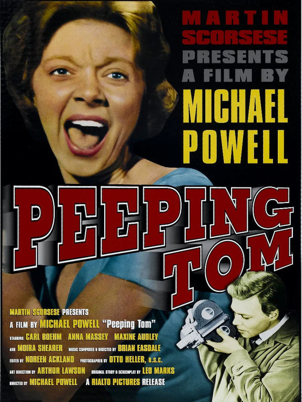 Peeping Tom Movie Poster - Classic Psychological Thriller Movie Poster | Film Wall Art Print