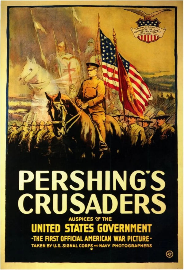 Pershing's Crusaders: War Documentary & History Movie Poster | Film Wall Art Print