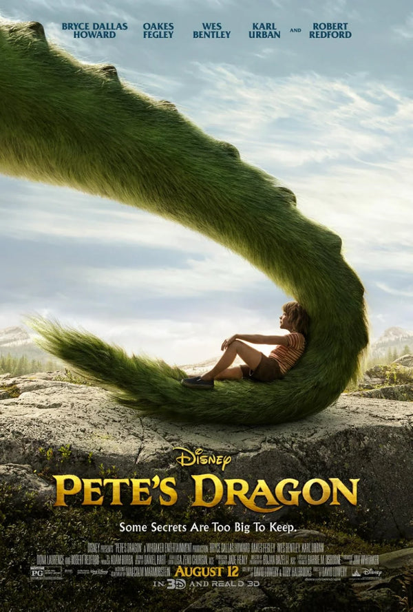 Pete's Dragon (2016) - Action Adventure Comedy Movie Poster | Film Wall Art Print