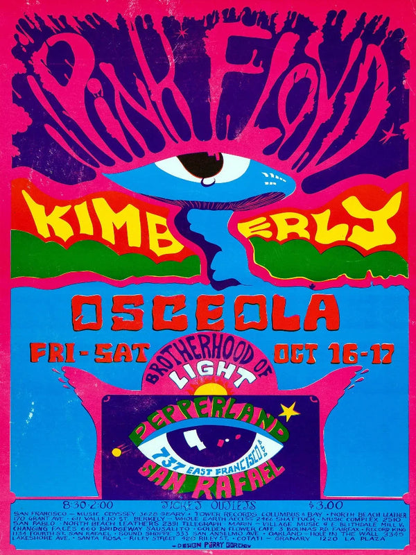 Pink Floyd Kimberly Osceola Pepperland San Rafael Poster Movie Poster | Film Wall Art Print