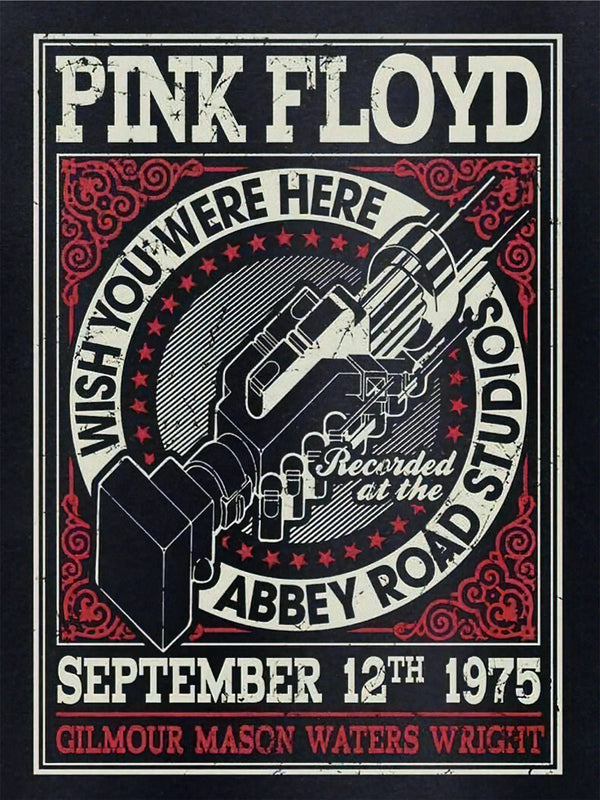 Pink Floyd Wish You Were Here Abbey Road Studios Poster Movie Poster | Film Wall Art Print