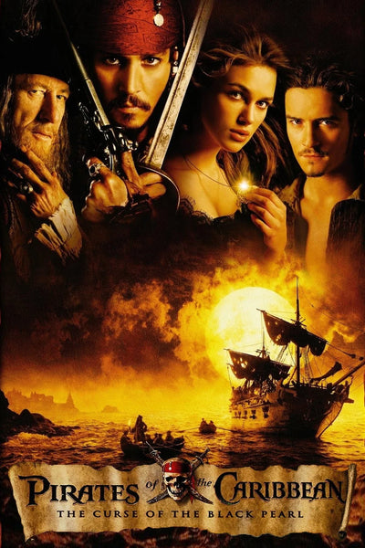 Pirates Caribbean 2003 Poster - Premium Movie Poster
