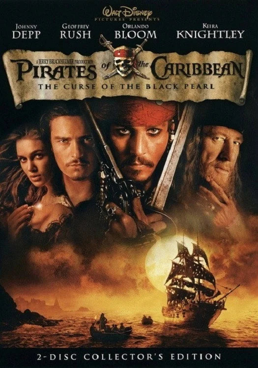 Pirates Caribbean Black Pearl 2003 Poster - Premium Movie Poster