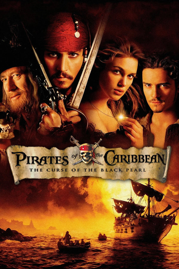 Pirates of Caribbean 2003 Premium Wall Art Print - Premium Movie Poster