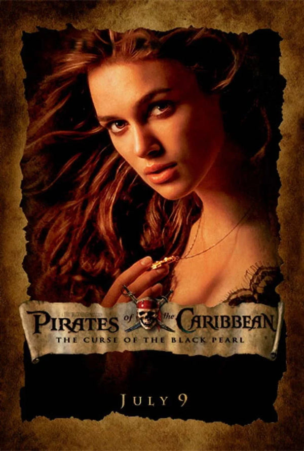 Pirates of Caribbean 2003 Premium Wall Art - Premium Movie Poster