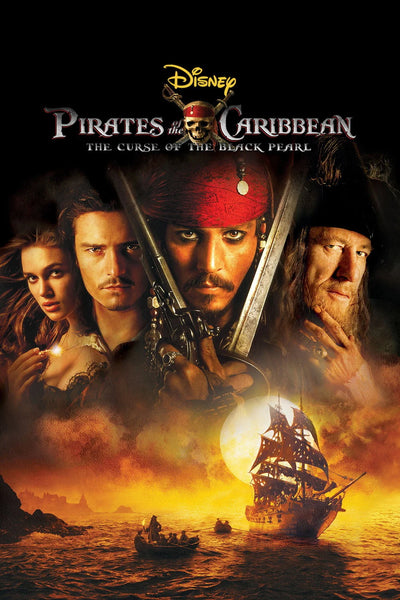 Pirates of Caribbean: Curse of Black Pearl 2003 Art - Premium Movie Poster