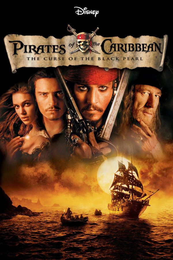 Pirates of Caribbean: Curse of Black Pearl 2003 Poster - Premium Movie Poster