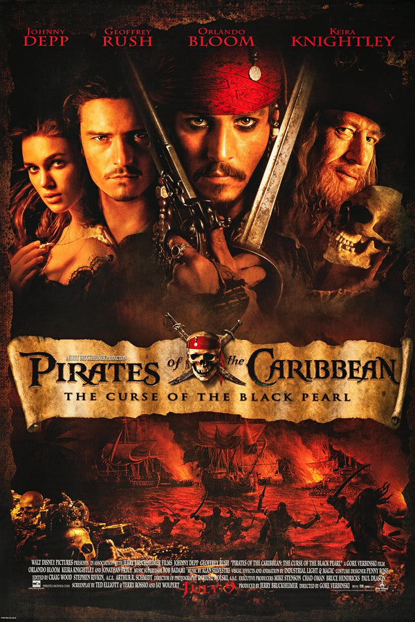 Pirates of the Caribbean (2003) Premium Wall Art - Premium Movie Poster
