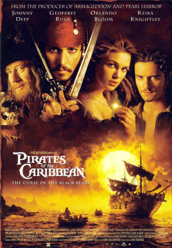 Pirates of the Caribbean 2003 Wall Poster - Premium Movie Poster