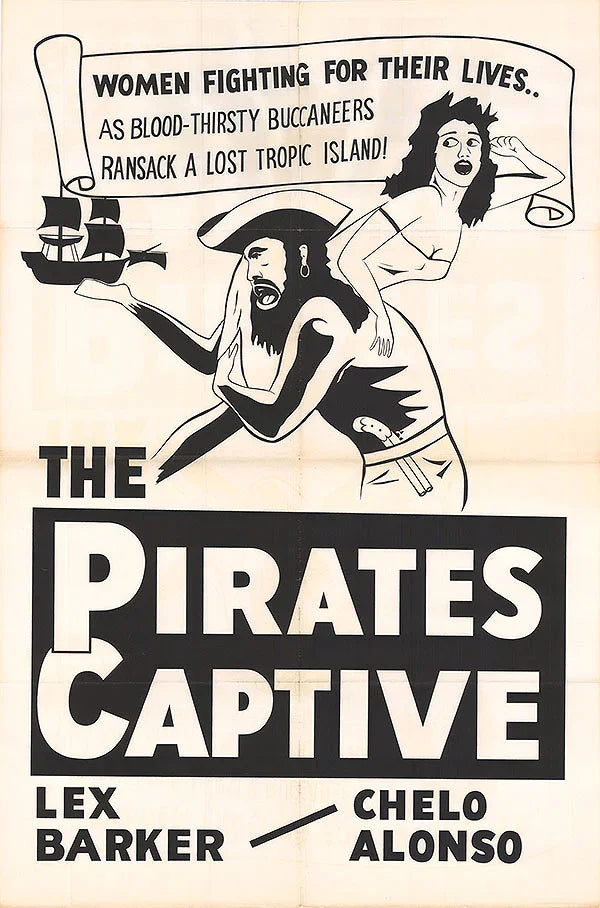 Pirates Captive: The Untold Tale of the Black Siren's Crew Movie Poster | Film Wall Art Print