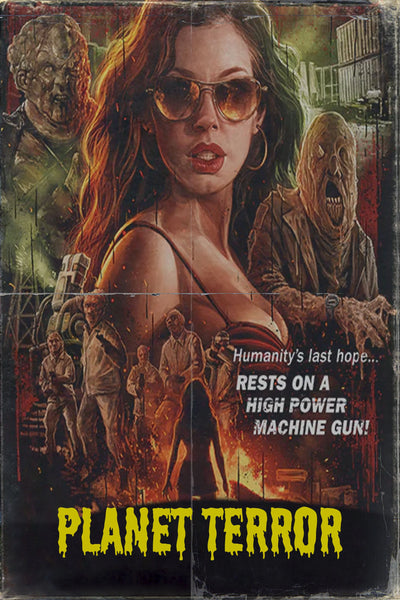 Planet Terror 2007: Own the Action-Horror Chaos - Premium Movie Poster